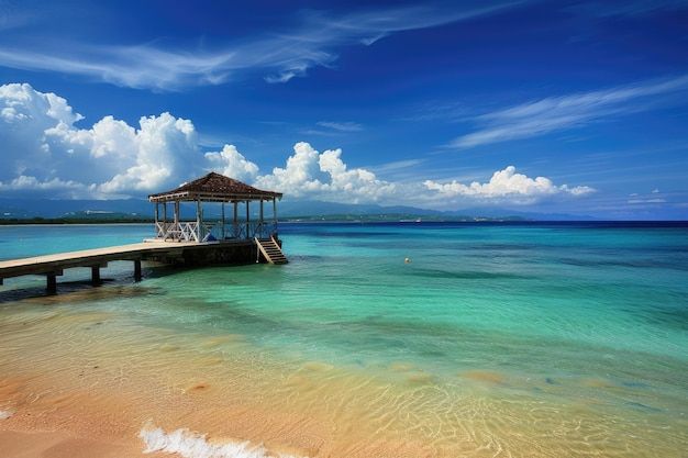 Beautiful Caribbean Coastline of Montego Bays Doctors Cave Beach Club A Stunning Blue Oasis of