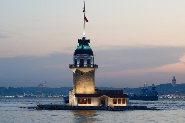 Maidens Tower in Istanbul Turkiye