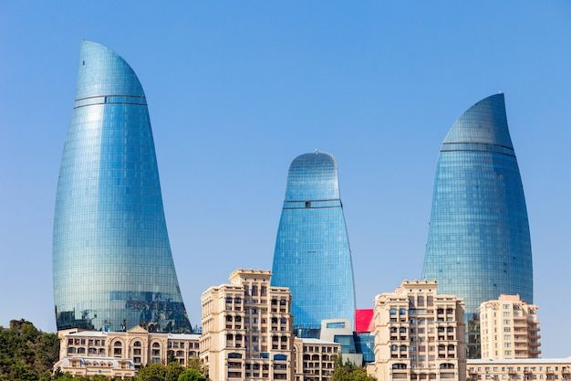 Flame Towers in Baku