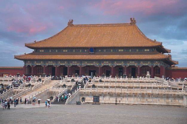 Exterior of the Forbidden City in Beijing