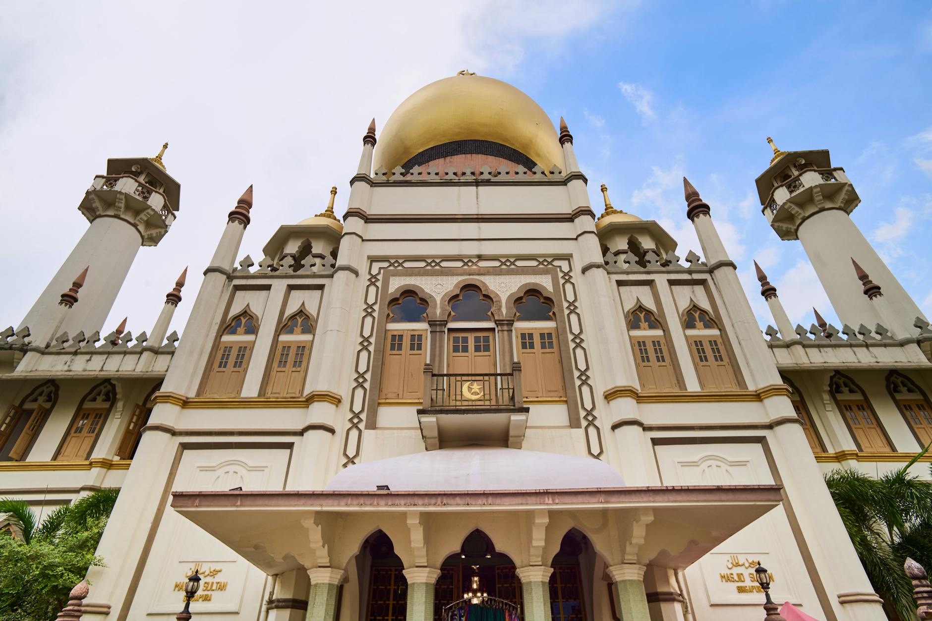 Beautiful view of Sultan Mosque