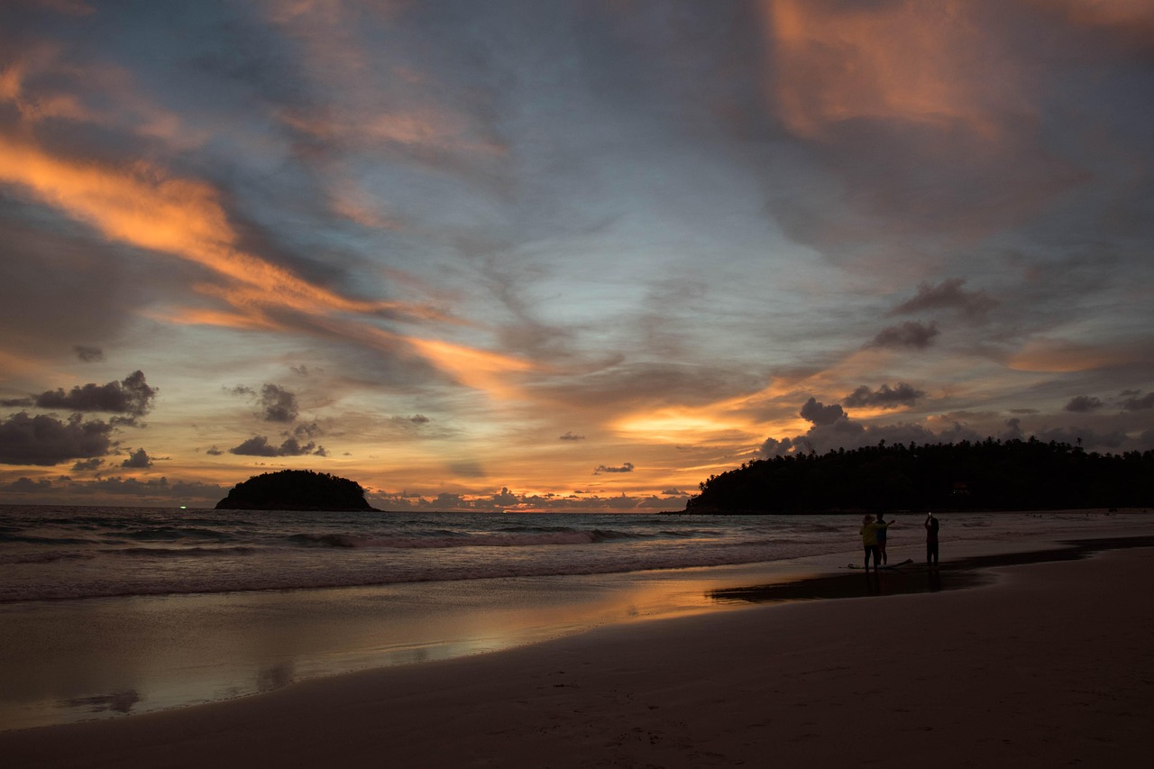 sunset, nature, beach, kata beach, phuket, asia, thailand, island, destination, kata beach, kata beach, kata beach, kata beach, kata beach, phuket