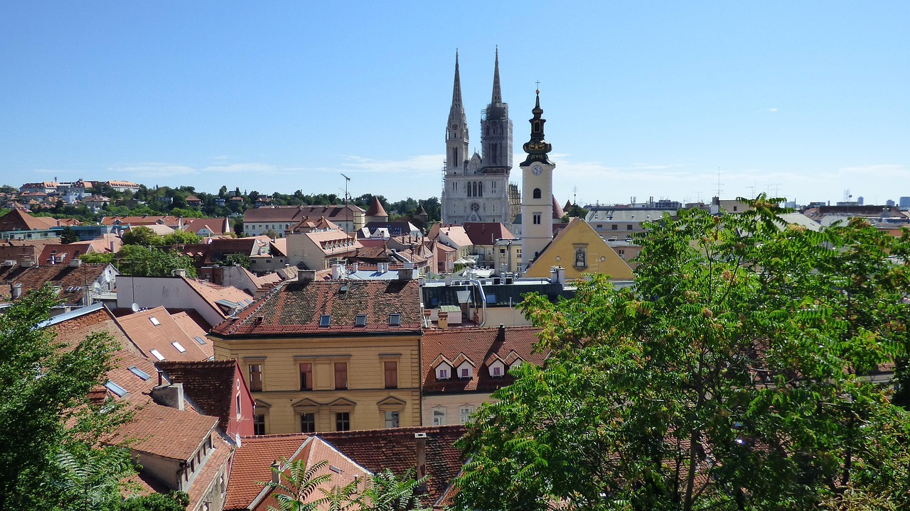 zagreb, croatia, rooftops, old, city, cityscape, cathedral, church, roof, zagreb, zagreb, zagreb, zagreb, zagreb