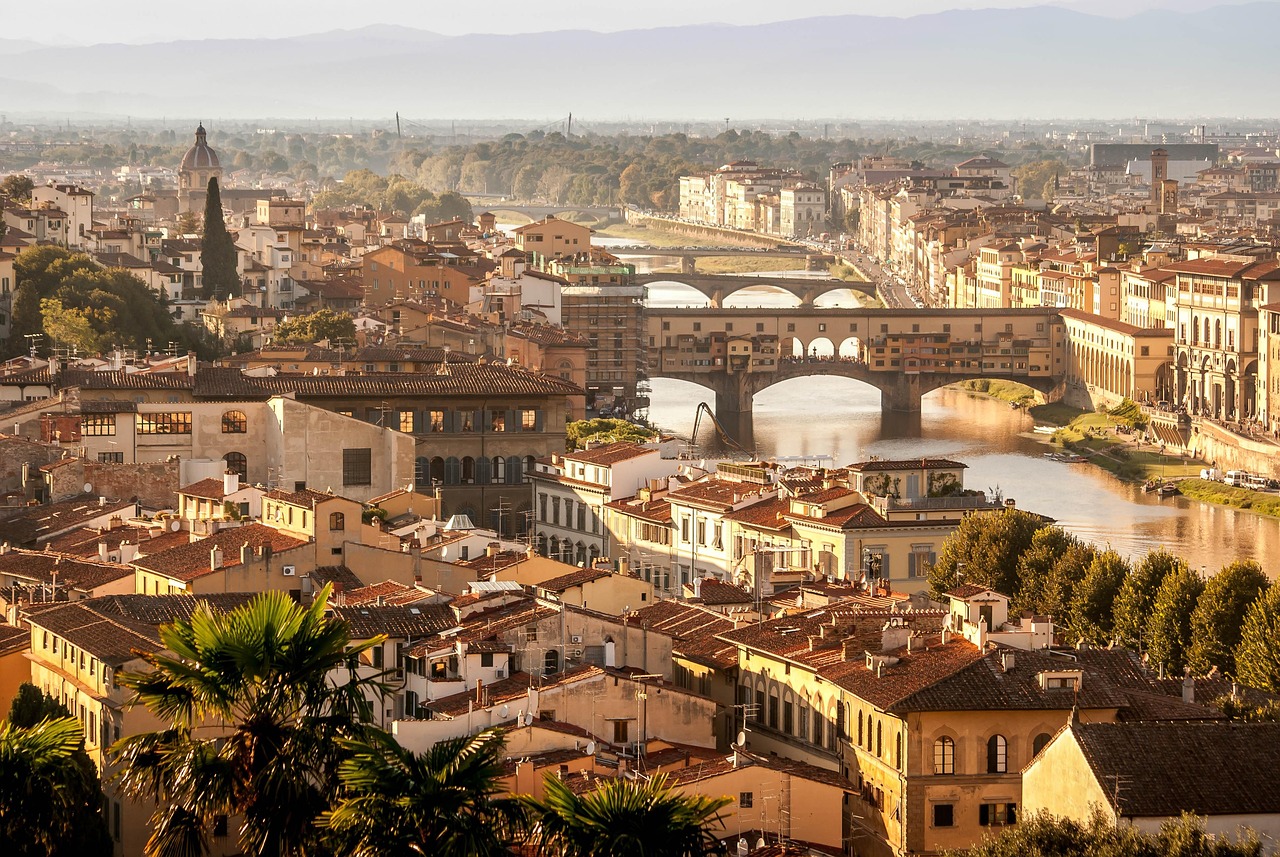 italy, florence, nature, church, tuscany, architecture, city, building, cathedral, sky, firenze, historic, tourism, europe, old, landscape, buildings, panorama, history, bridge, cityscape, landmark, roofs, brown history, brown bridge