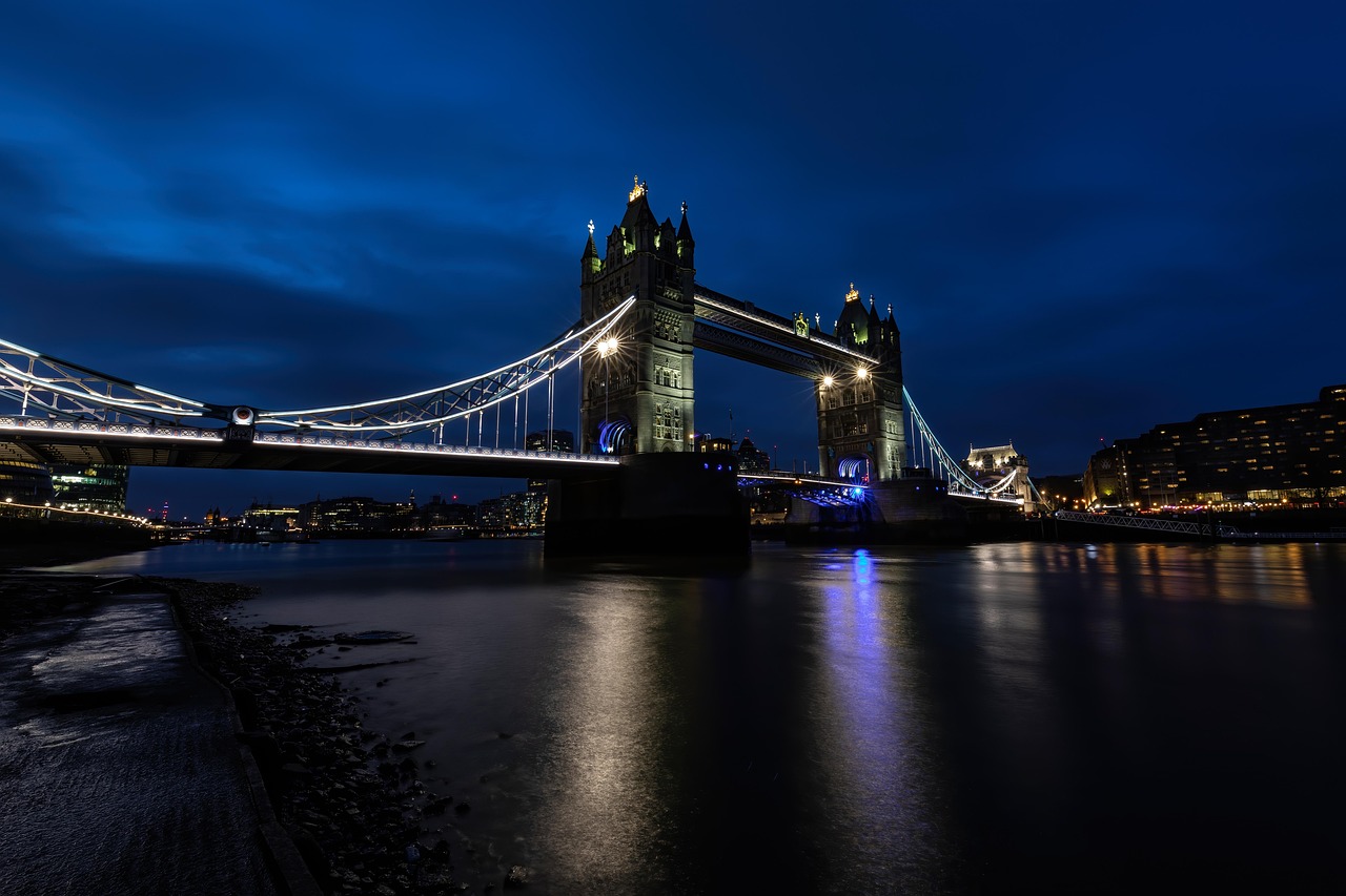 tower bridge, river, london, river thames, london bridge, illuminated, night sky, england, bridge, tower, landmark, architecture, city, uk, travel, building, tourism, europe, famous, thames, cityscape, monument, night, long exposure, urban, london, london, london, london, london, england