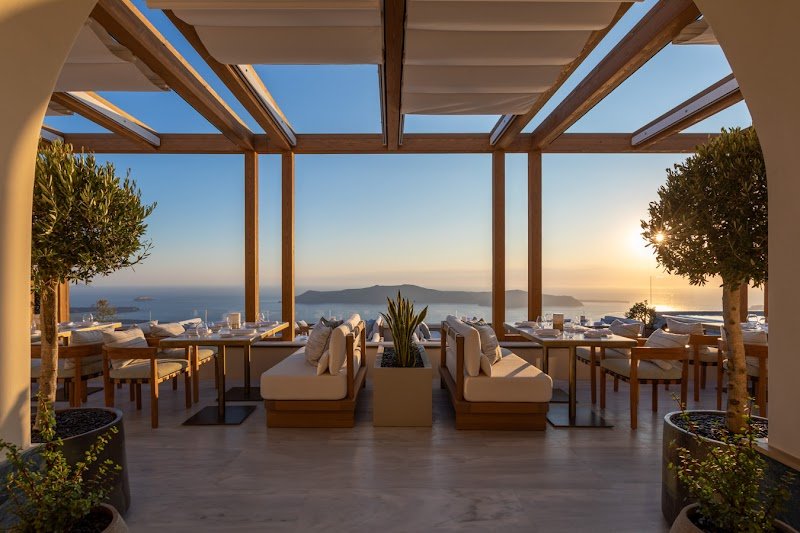 Blu Restaurant Santorini