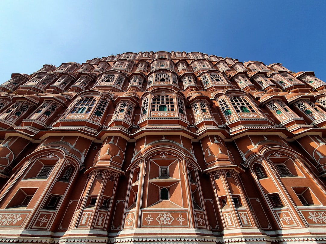 Hawa Mahal with many windows