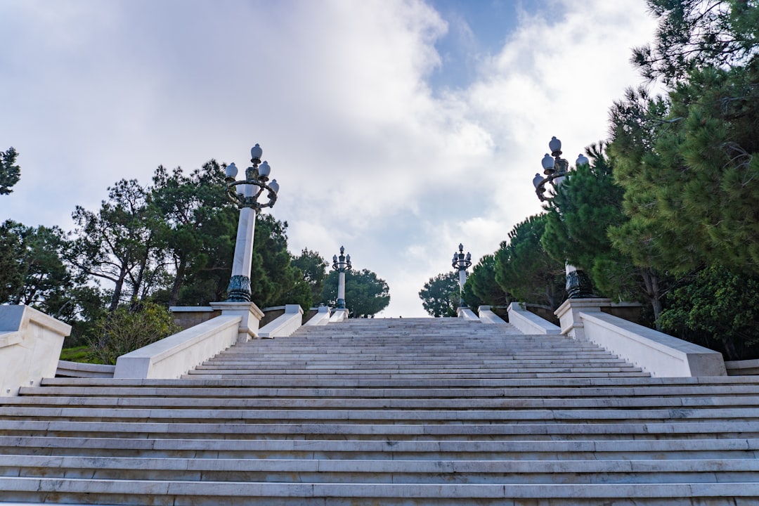 Stone steps lead to the sky.