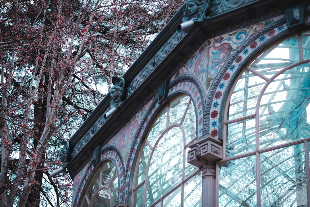 brown and white concrete arch