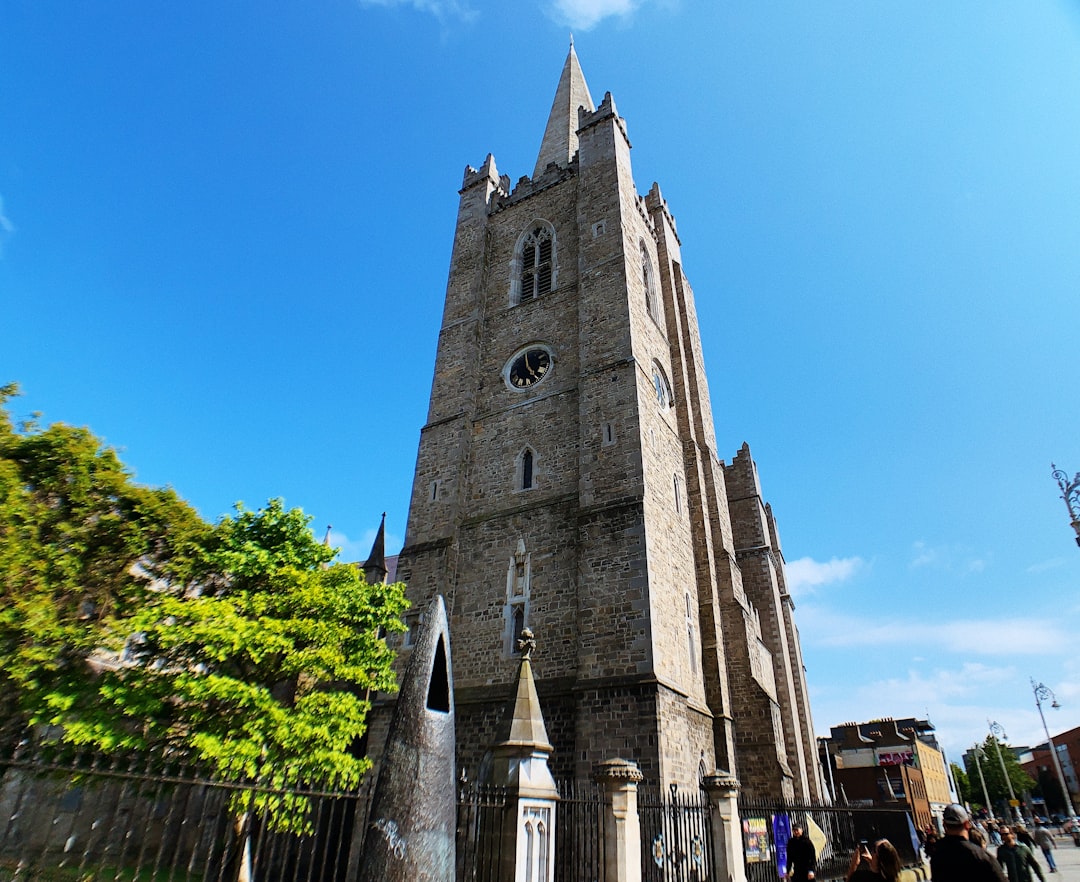 a stone building with a tower