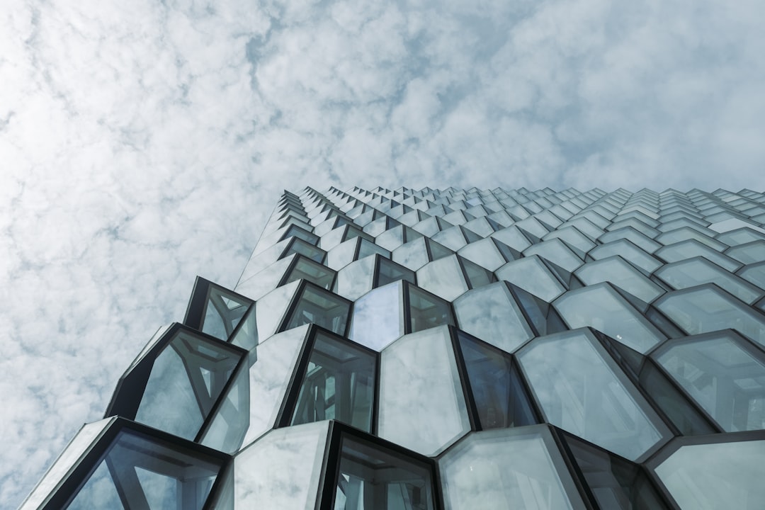 a very tall building with lots of windows