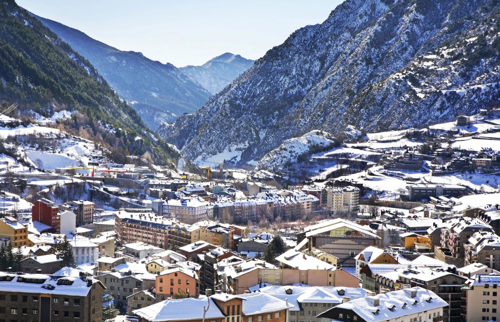 Beautiful view of Andorra la Vella