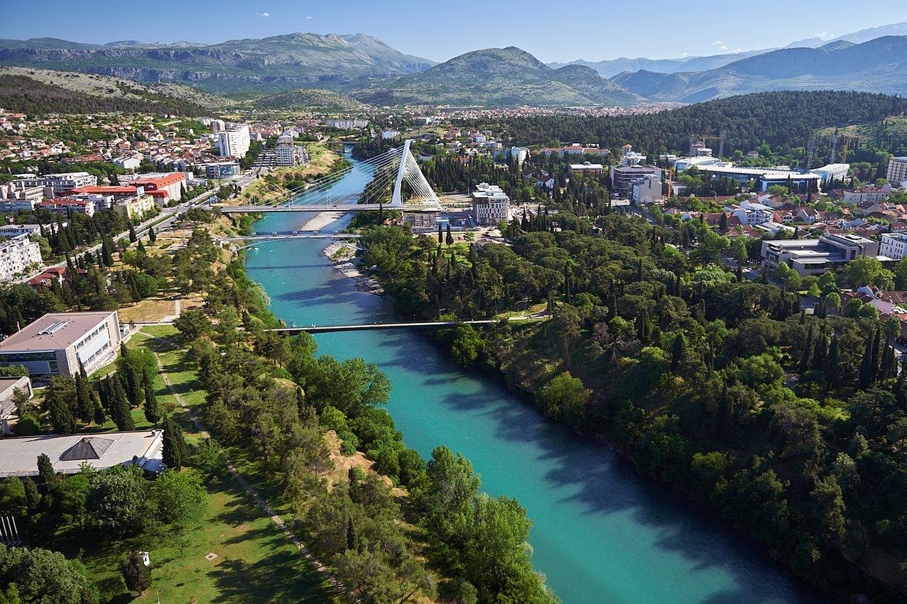Beautiful view of Podgorica