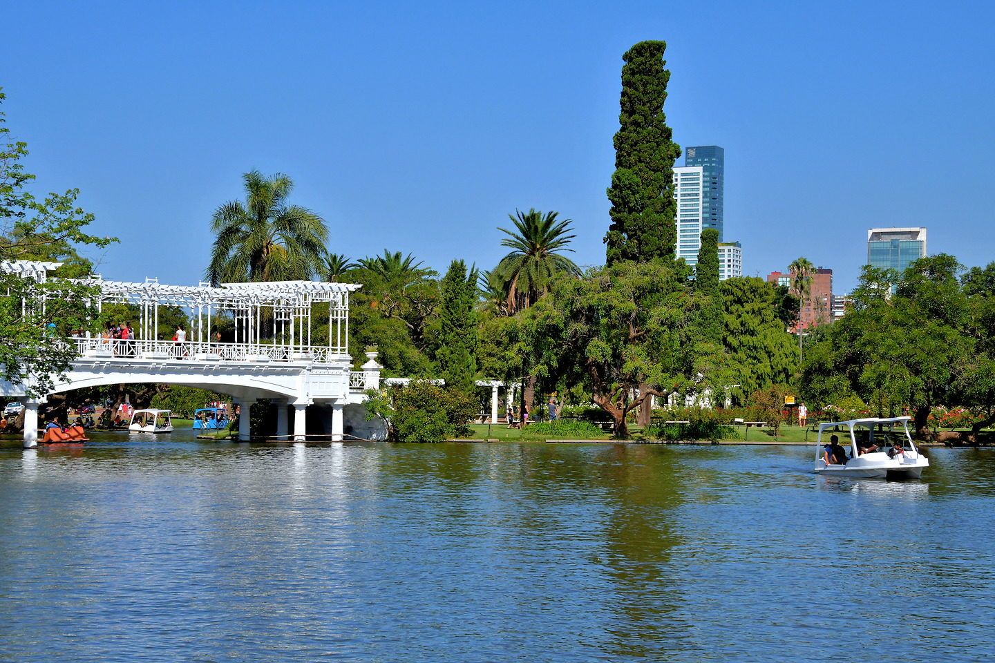 Beautiful view of Tres de Febrero Park
