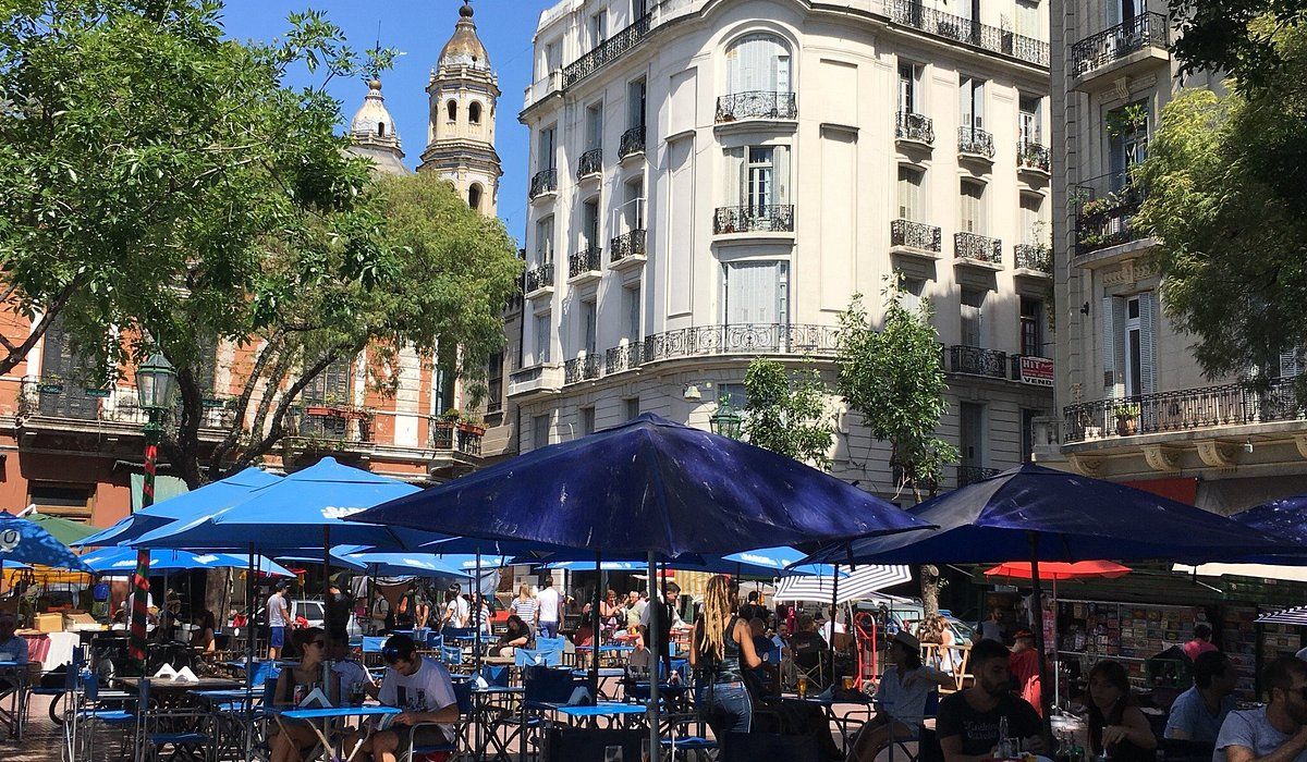 Beautiful view of Plaza Dorrego