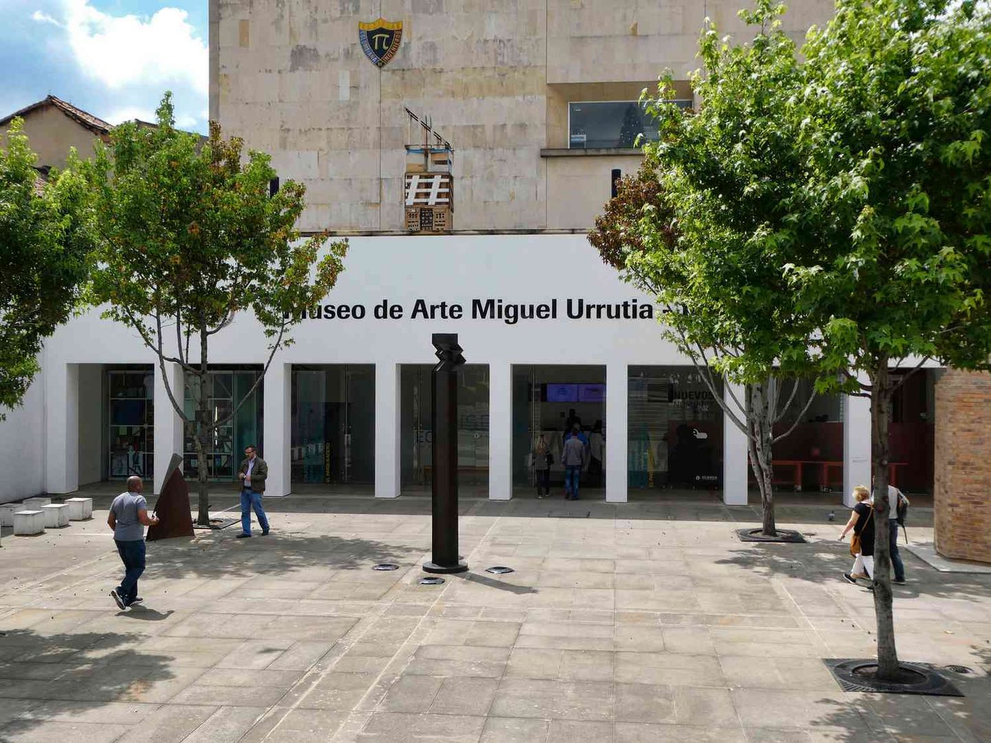 Beautiful view of Museo de Arte Miguel Urrutia -MAMU-
