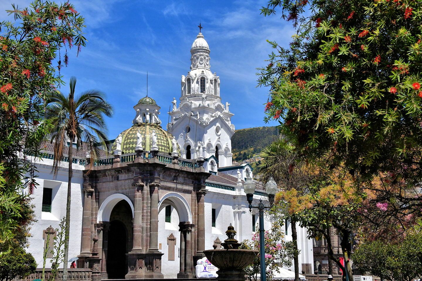 Beautiful view of Quito Metropolitan Cathedral
