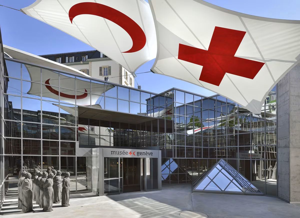 International Red Cross Museum, exploring humanitarian missions and global impact through interactive exhibits.
