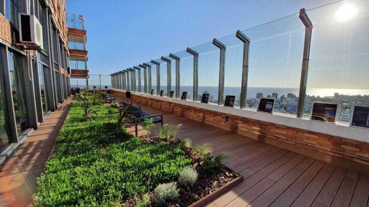 Beautiful view of Mirador panorámico de la Intendencia de Montevideo
