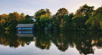 Herăstrău Park: large lakeside park with walking paths and gardens.