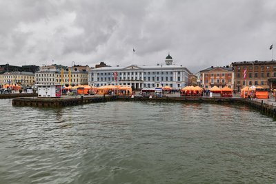 Kauppatori, famous waterfront market square in central Helsinki