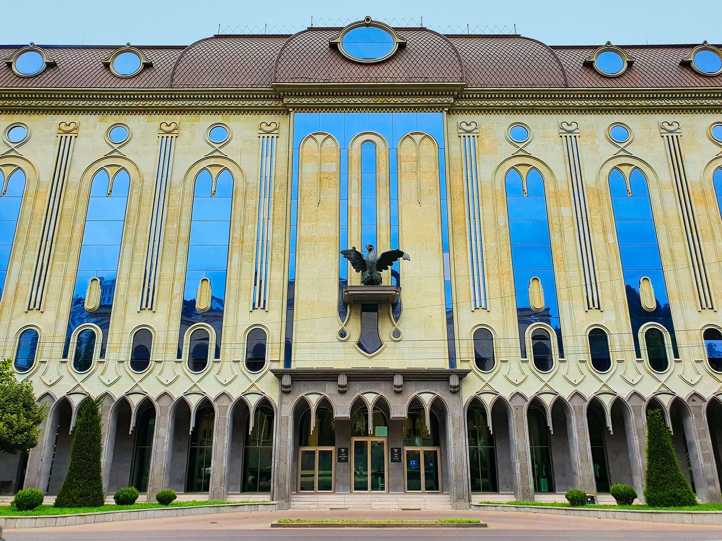 Beautiful view of Georgian National Museum
