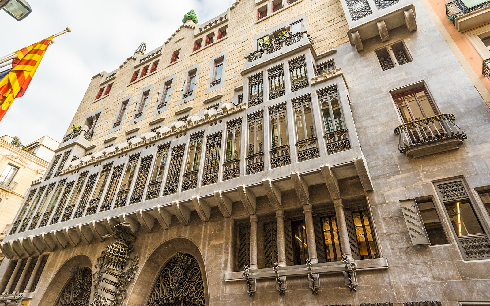 Beautiful view of Palau Güell