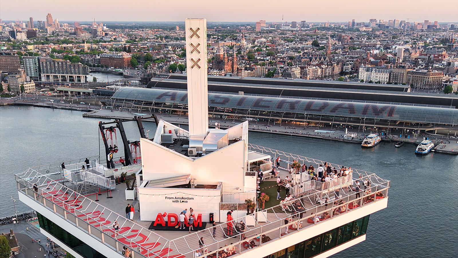 Beautiful view of A'DAM Lookout