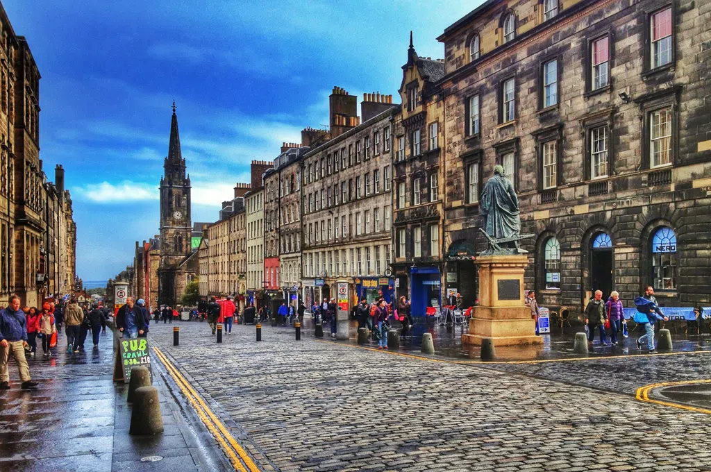 Beautiful view of Royal Mile