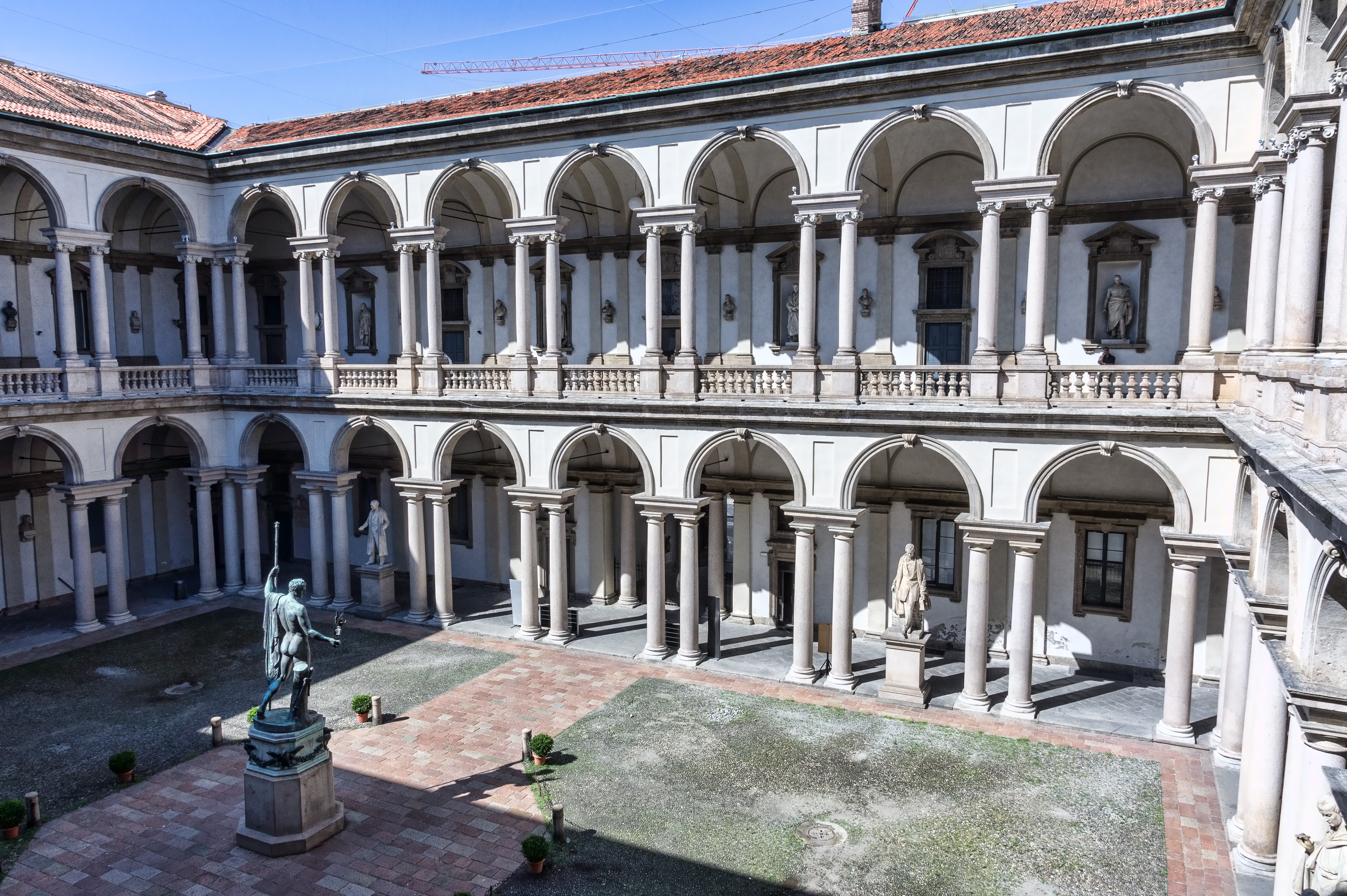 "Pinacoteca di Brera, a renowned Milan gallery housing Italian masterpieces.
