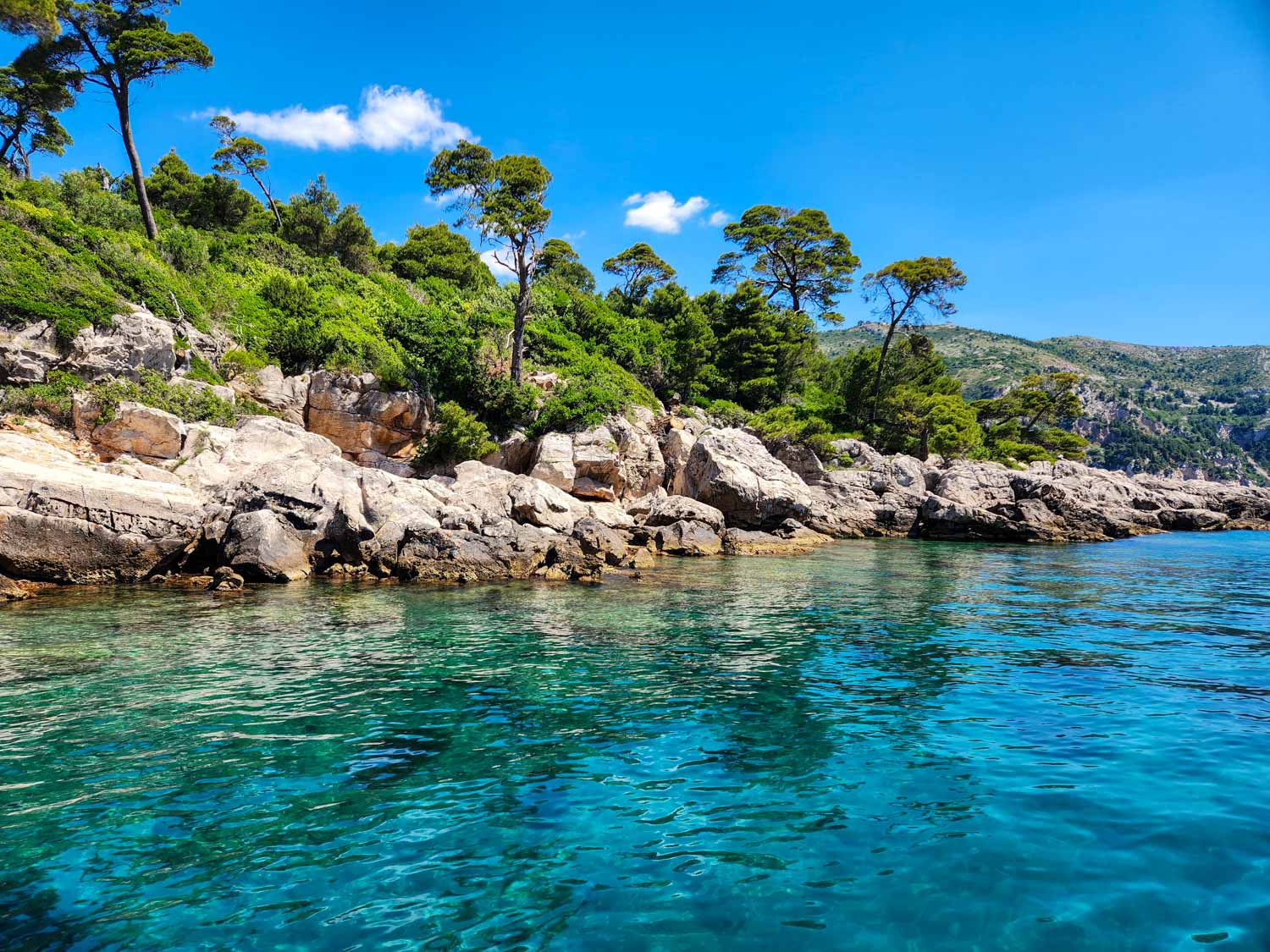 Lokrum, a peaceful Adriatic island featuring fortresses, peacocks, and scenic walking paths.