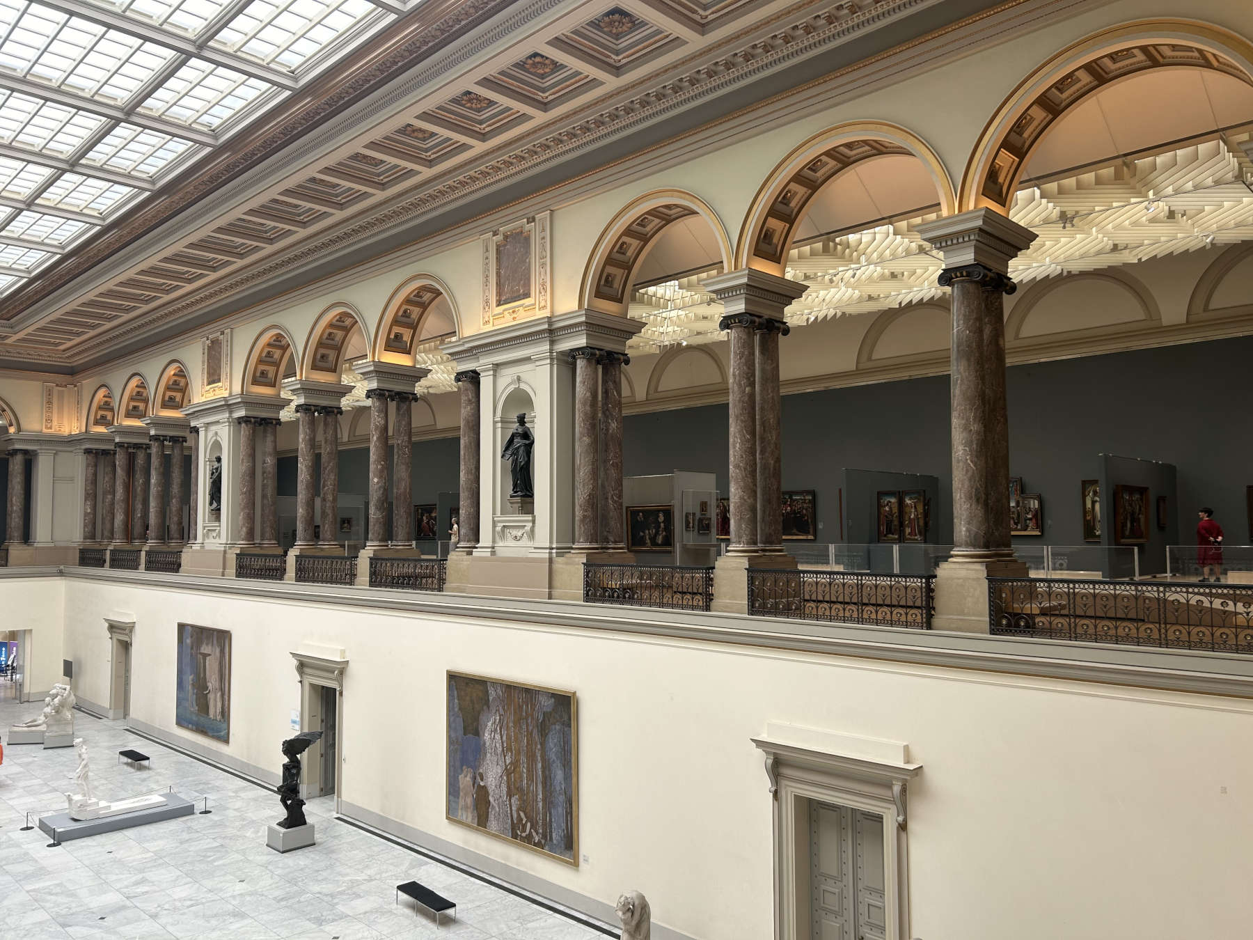 The Royal Museums of Fine Arts, home to diverse art collections from classical to modern works.