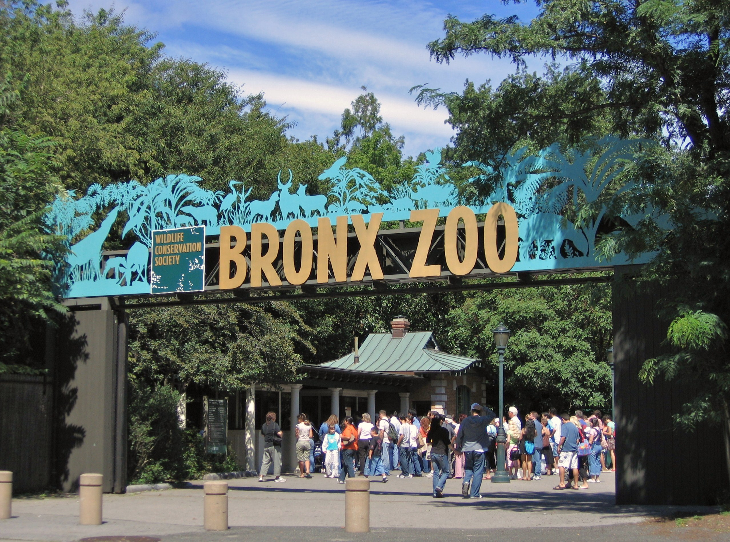 Beautiful view of Bronx Zoo