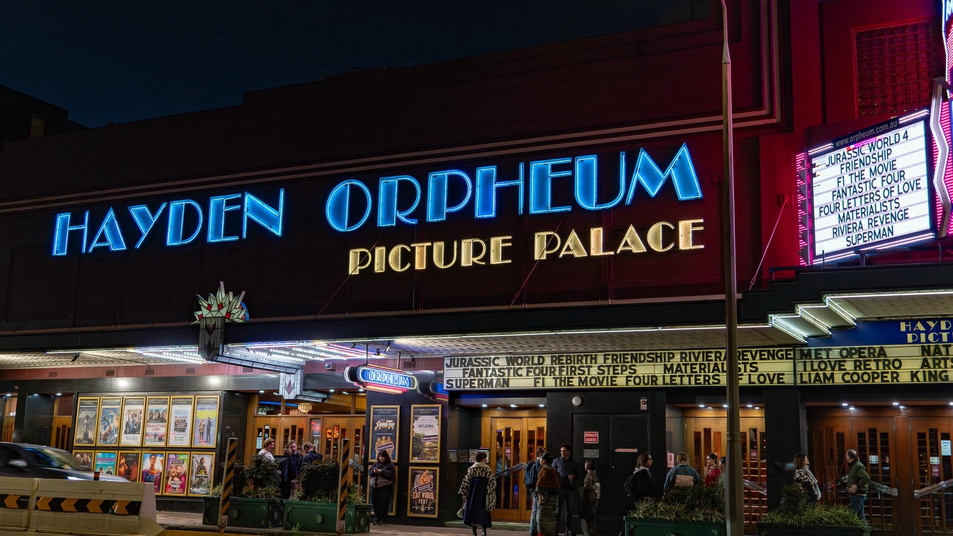 Beautiful view of Hayden Orpheum Picture Palace