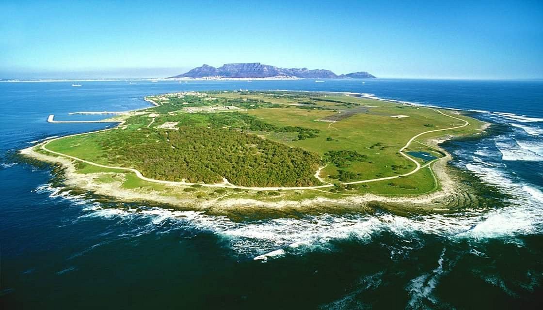 Beautiful view of Robben Island