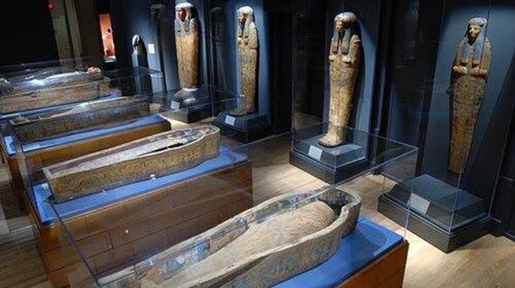 Beautiful view of The Royal Mummies Hall